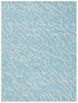 Safavieh Courtyard 4'-5" x 6'-5" Rug in Aqua / Grey