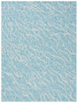 Safavieh Courtyard 4'-5" x 6'-5" Rug in Aqua / Grey