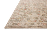 Loloi Clarisse CLS-01 Traditional Power Loomed Grey, Multi Rug - rug corner