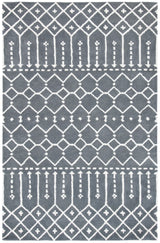 Safavieh Himalaya 4'-0" x 6'-0" Rug in Grey / Ivory