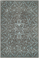 Safavieh Glamour 2'-0" x 3'-0" Rug in Blue / Dark Grey