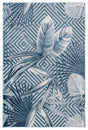 Safavieh Cabana 4'-0" x 6'-0" Rug in Aqua / Navy