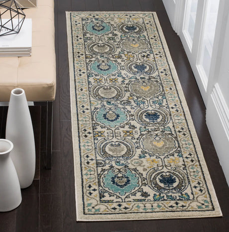 Safavieh Evoke 2'-2" x 7'-0" Rug in Ivory / Grey