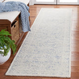 Safavieh Ebony 2'-3" x 9'-0" Rug in Blue / Ivory