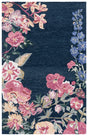 Safavieh Jardin 4'-0" x 6'-0" Rug in Navy / Pink