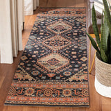 Safavieh Classic Vintage 2'-3" x 8'-0" Rug in Black / Rust