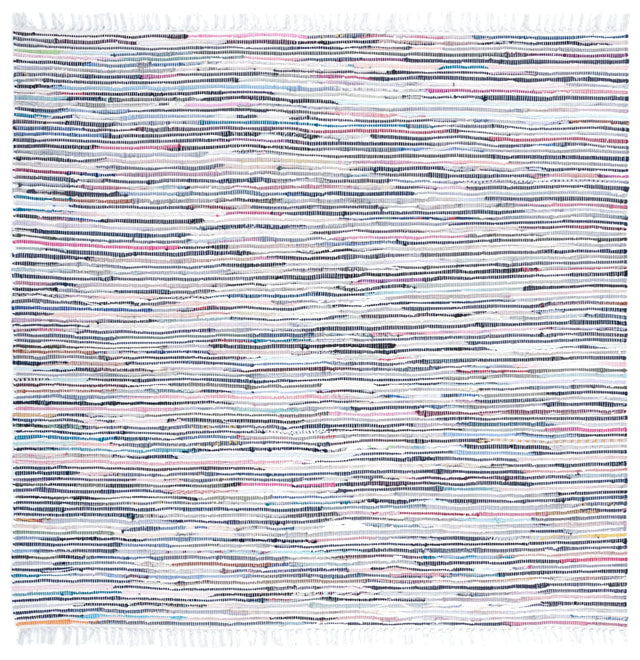 Safavieh Rag Rug 6'-0" x 6'-0" Rug in Ivory / Multi