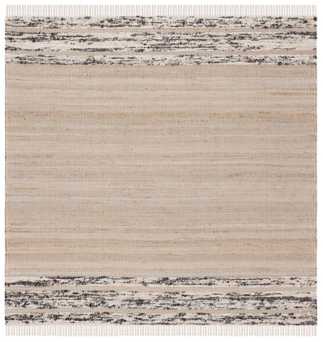 Safavieh Natura 6'-0" x 6'-0" Rug in Natural / Black