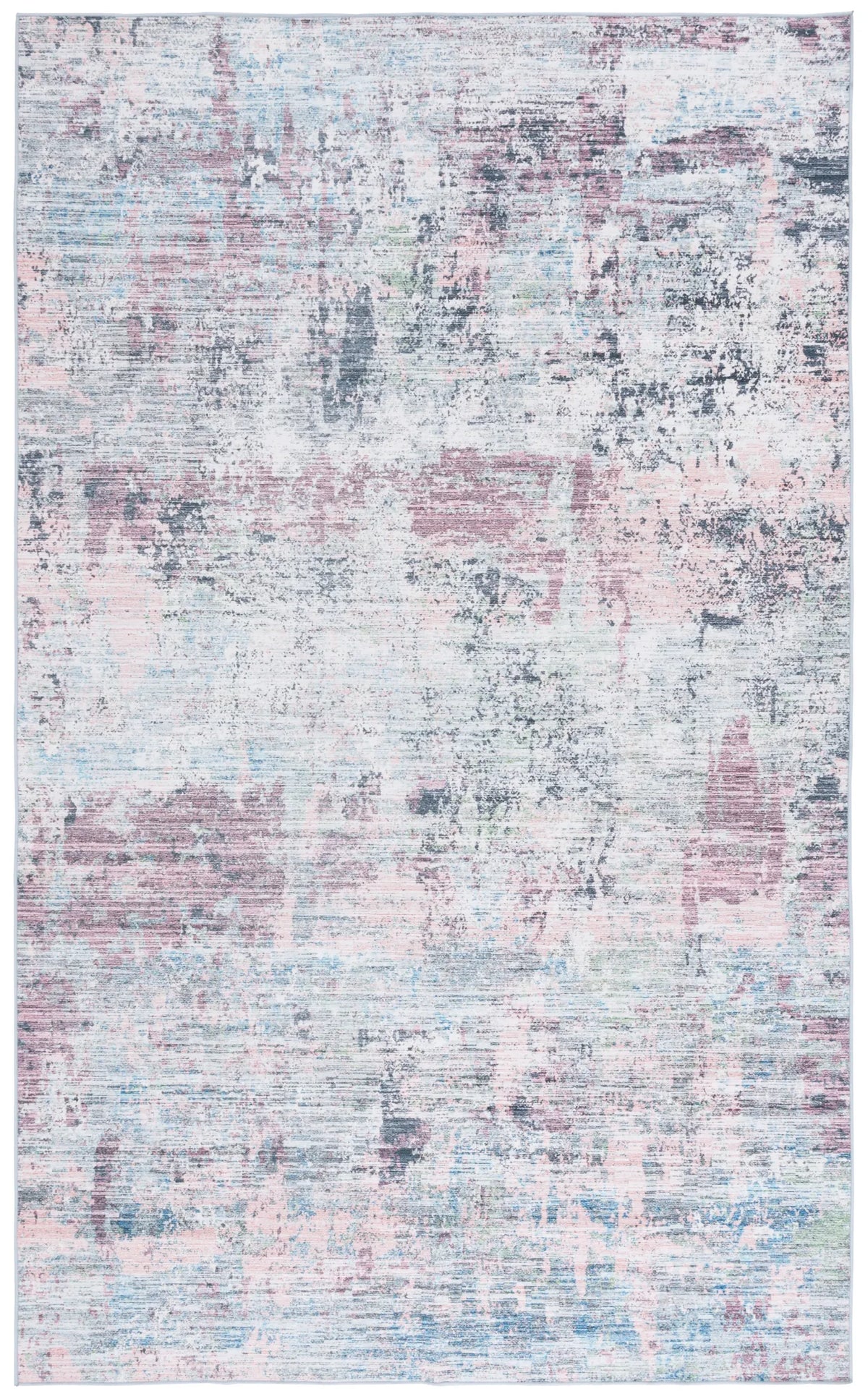 Safavieh Malibu 4'-0" x 6'-0" Rug in Plum / Green