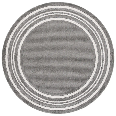 Safavieh Cabana 6'-7" x 6'-7" Rug in Grey / Ivory