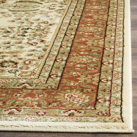 Safavieh Lyndhurst 4'-0" x 6'-0" Rug in Ivory / Rust