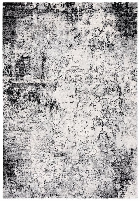 Safavieh Tulum 4'-0" x 6'-0" Rug in Ivory / Black