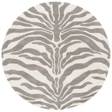 Safavieh Soho 6'-0" x 6'-0" Rug in Ivory / Grey