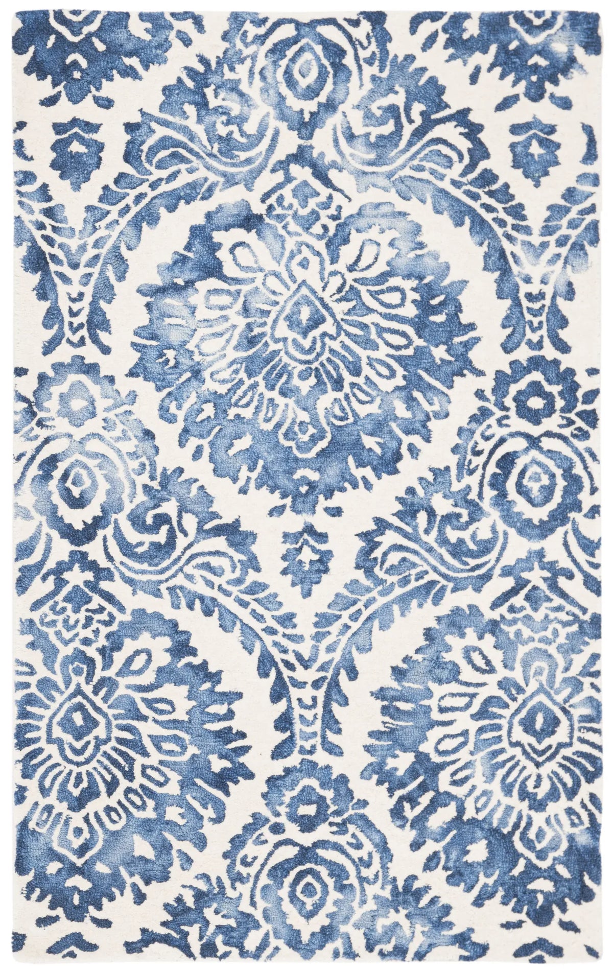 Safavieh Dip Dye 3'-0" x 5'-0" Rug in Blue / Ivory