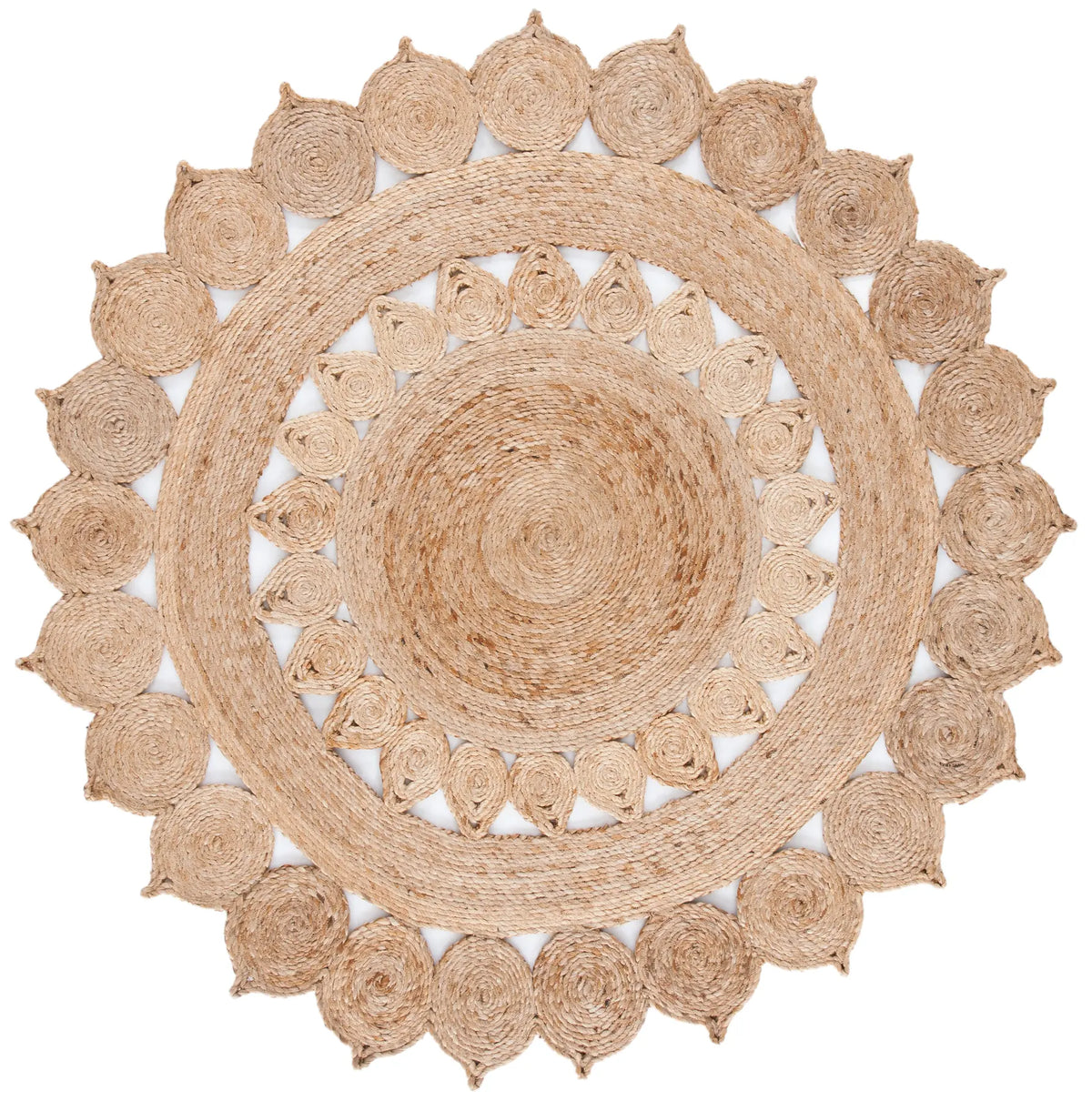 Safavieh Natural Fiber 5'-0" x 5'-0" Rug in Natural