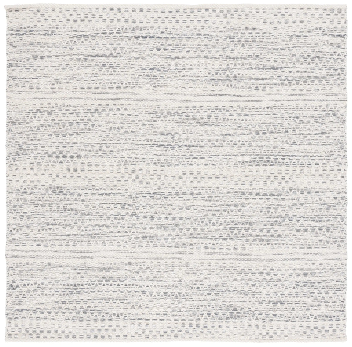 Safavieh Kilim 6'-0" x 6'-0" Rug in Ivory / Dark Grey