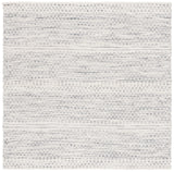 Safavieh Kilim 6'-0" x 6'-0" Rug in Ivory / Dark Grey