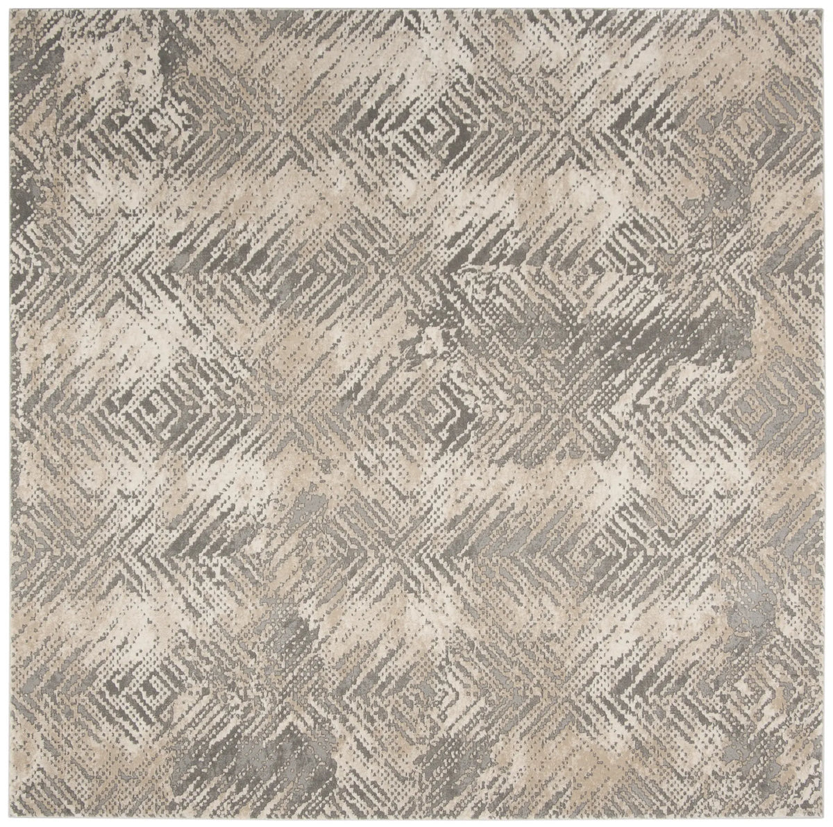 Safavieh Meadow 6'-7" x 6'-7" Rug in Ivory / Grey