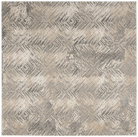 Safavieh Meadow 6'-7" x 6'-7" Rug in Ivory / Grey