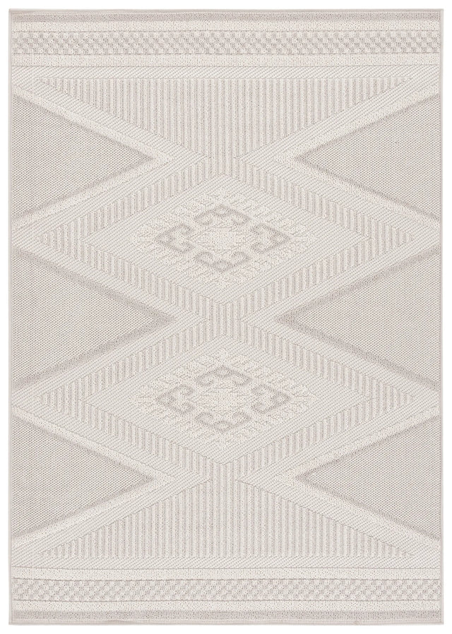 Safavieh Global 600 4'-0" x 6'-0" Rug in Grey / Ivory