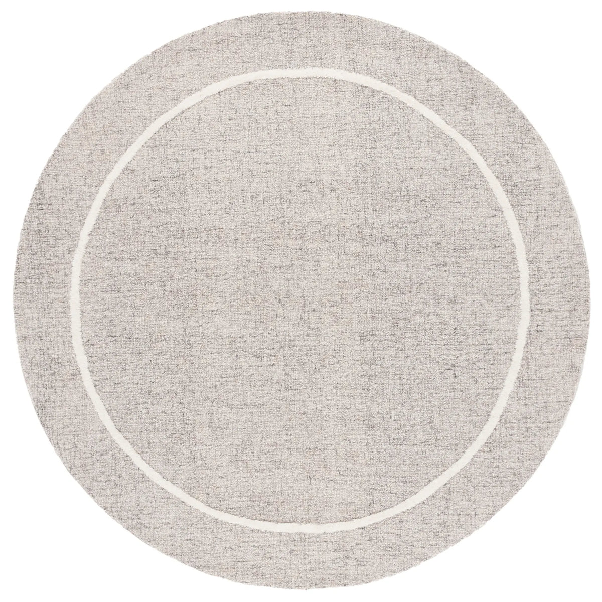Safavieh Ebony 6'-0" x 6'-0" Rug in Grey / Ivory