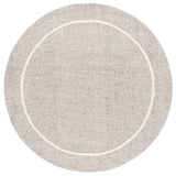 Safavieh Ebony 6'-0" x 6'-0" Rug in Grey / Ivory