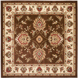Safavieh Lyndhurst 6'-7" x 6'-7" Rug in Brown / Ivory