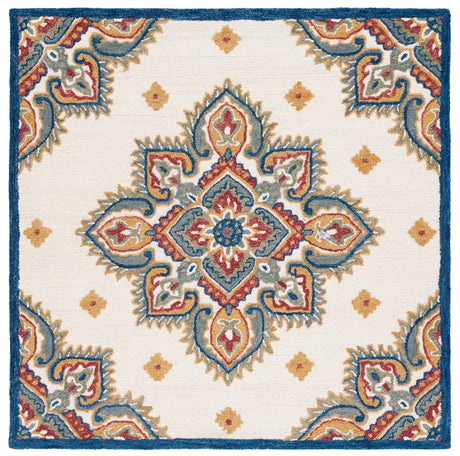 Safavieh Blossom 6'-0" x 6'-0" Rug in Ivory / Green