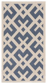 Safavieh Courtyard 2'-0" x 3'-7" Rug in Blue / Bone