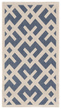 Safavieh Courtyard 2'-0" x 3'-7" Rug in Blue / Bone