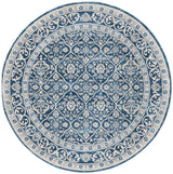 Safavieh Brentwood 5'-0" x 5'-0" Rug in Navy / Light Grey