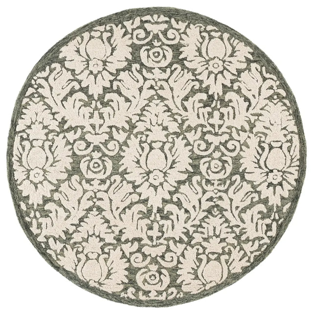 Safavieh Blossom 6'-0" x 6'-0" Rug in Green / Ivory