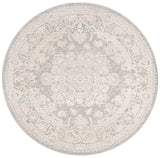 Safavieh Reflection 5'-0" x 5'-0" Rug in Light Grey / Cream
