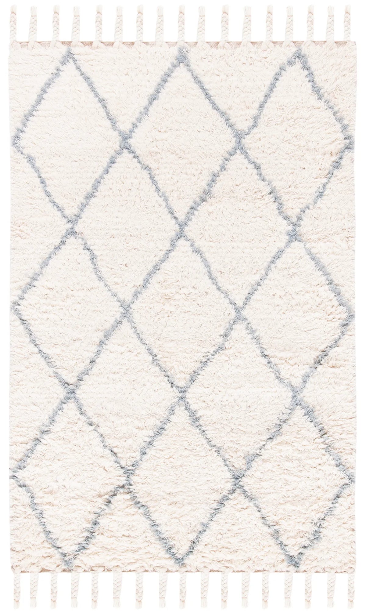 Safavieh Casablanca 4'-0" x 6'-0" Rug in Blue / Ivory
