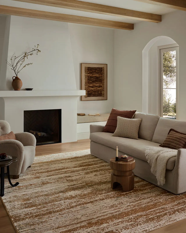Loloi Nellie NEL-04 Copper / Pebble Rug - room scene 3