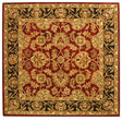 Safavieh Heritage 6'-0" x 6'-0" Rug in Red / Black