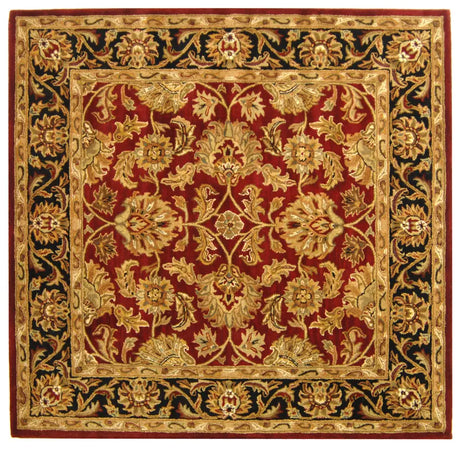 Safavieh Heritage 6'-0" x 6'-0" Rug in Red / Black
