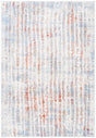 Safavieh Amelia 4'-5" x 6'-5" Rug in Grey / Rust
