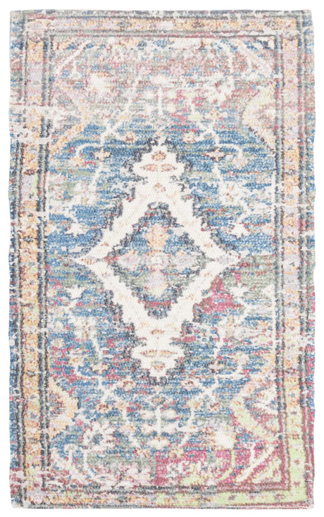 Safavieh Saffron 2'-3" x 3'-9" Rug in Turquoise / Peach
