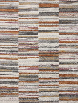Loloi Levitt Shag Lev-03 Ivory/Sunset Rug - main flat