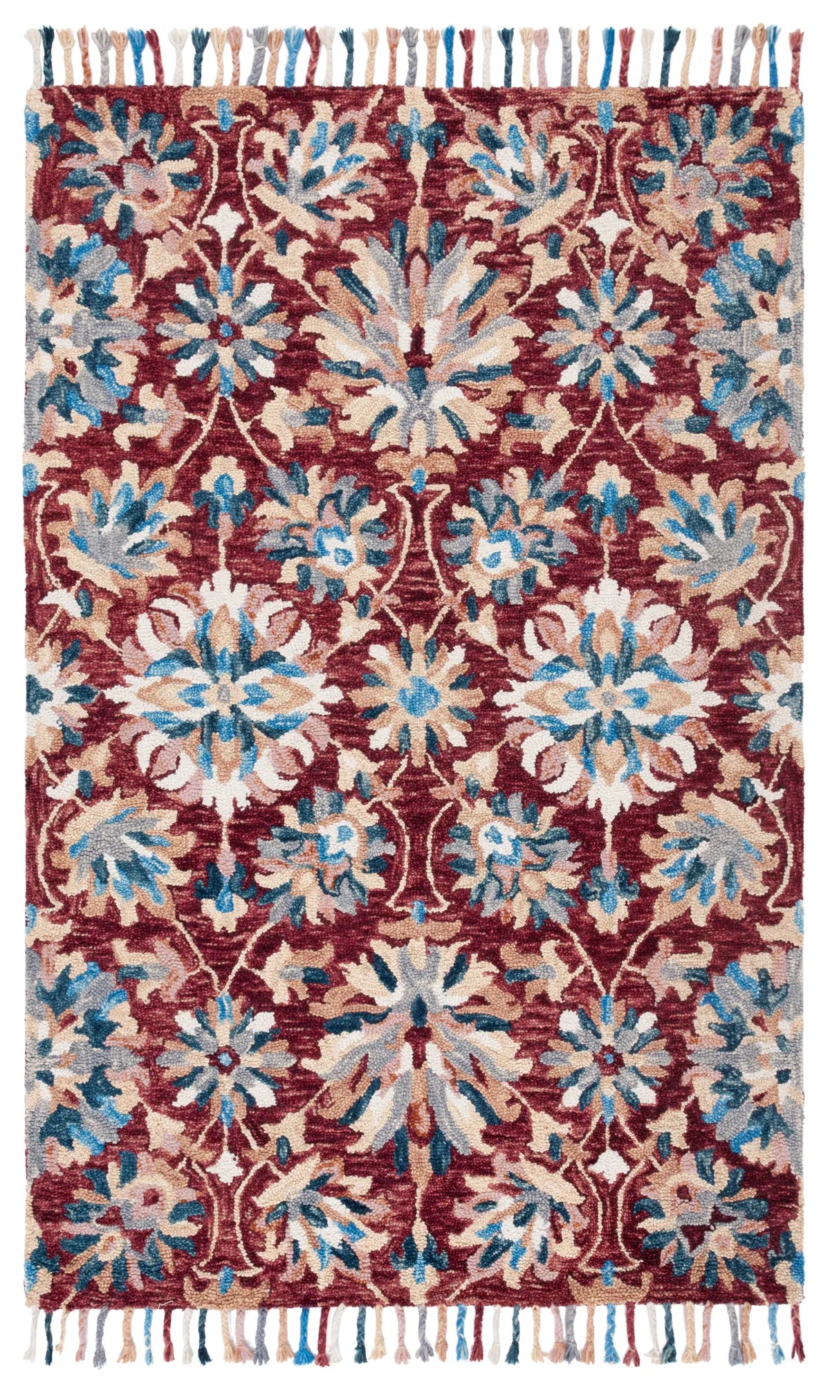Safavieh Aspen 4'-0" x 6'-0" Rug in Wine / Blue