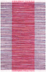 Safavieh Rag Rug 4'-0" x 6'-0" Rug in Red / Grey