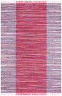 Safavieh Rag Rug 4'-0" x 6'-0" Rug in Red / Grey