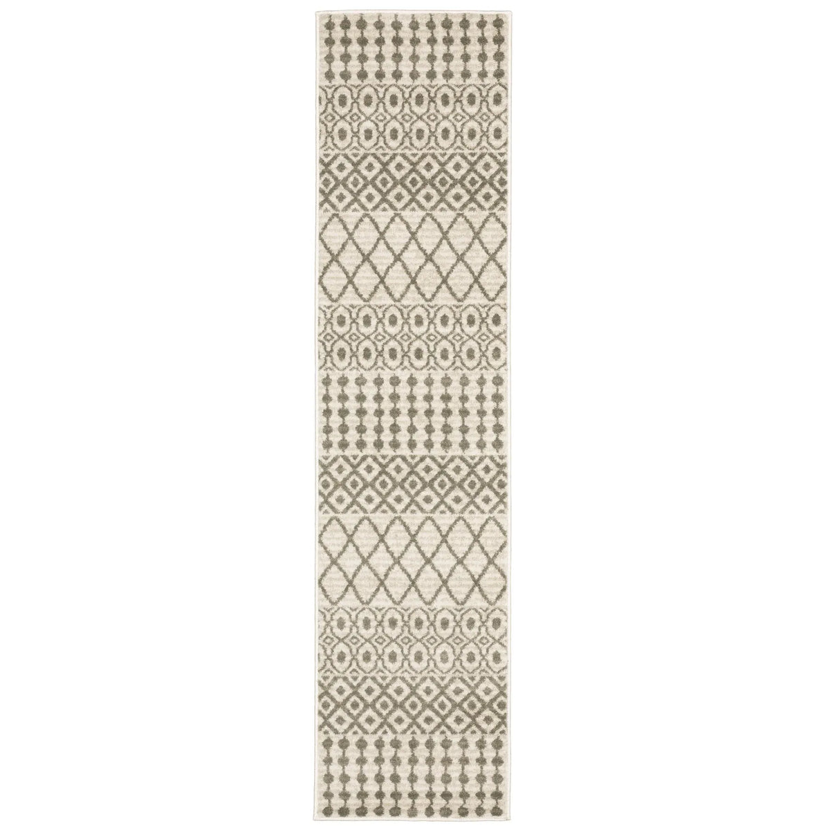 Oriental Weavers Sphinx Georgia 717B0 Ivory/ Grey Rugs - runner
