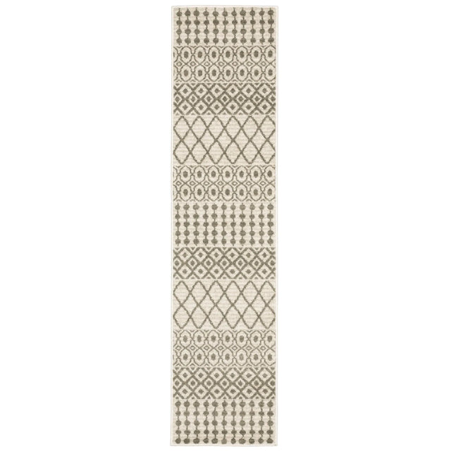 Oriental Weavers Sphinx Georgia 717B0 Ivory/ Grey Rugs - runner