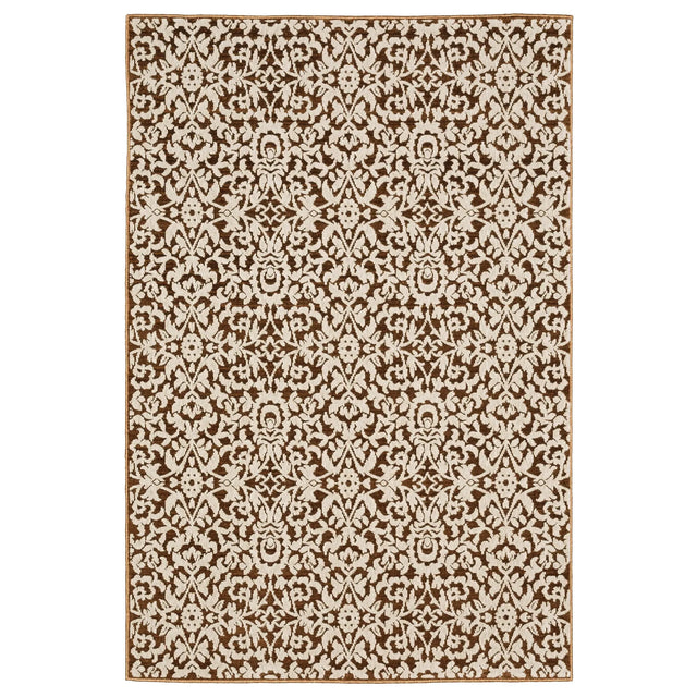 Oriental Weavers Sphinx Intrigue Int02 Rust/ Ivory Rug - main flat
