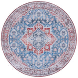Safavieh Tucson 6'-0" x 6'-0" Rug in Blue / Red