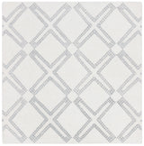 Safavieh Bellagio 5'-0" x 5'-0" Rug in Ivory / Silver