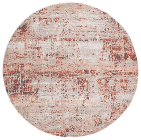 Safavieh Madison 800 6'-7" x 6'-7" Rug in Rust / Grey