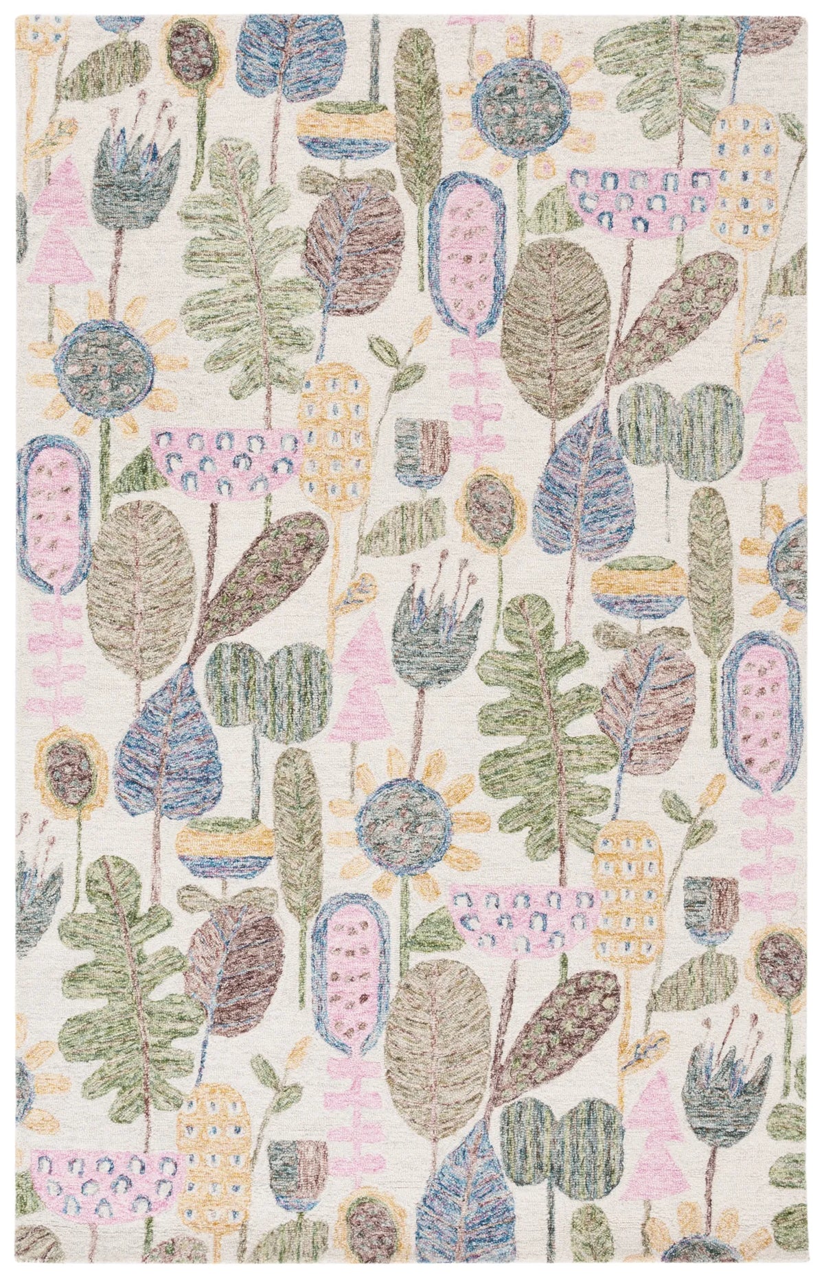 Safavieh Jardin 4'-0" x 6'-0" Rug in Beige / Blue